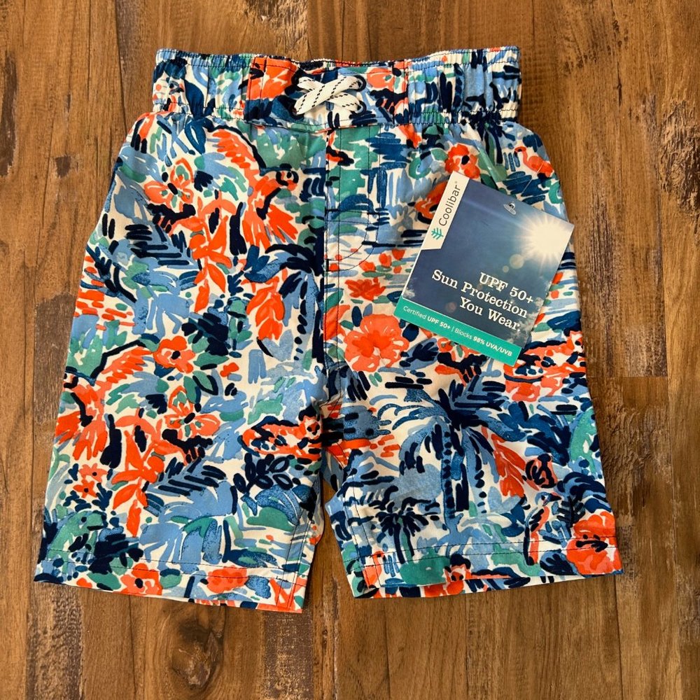 NWT Boys 3T bathing suit shorts Coolibar [BRAND NEW WITH TAGS]
